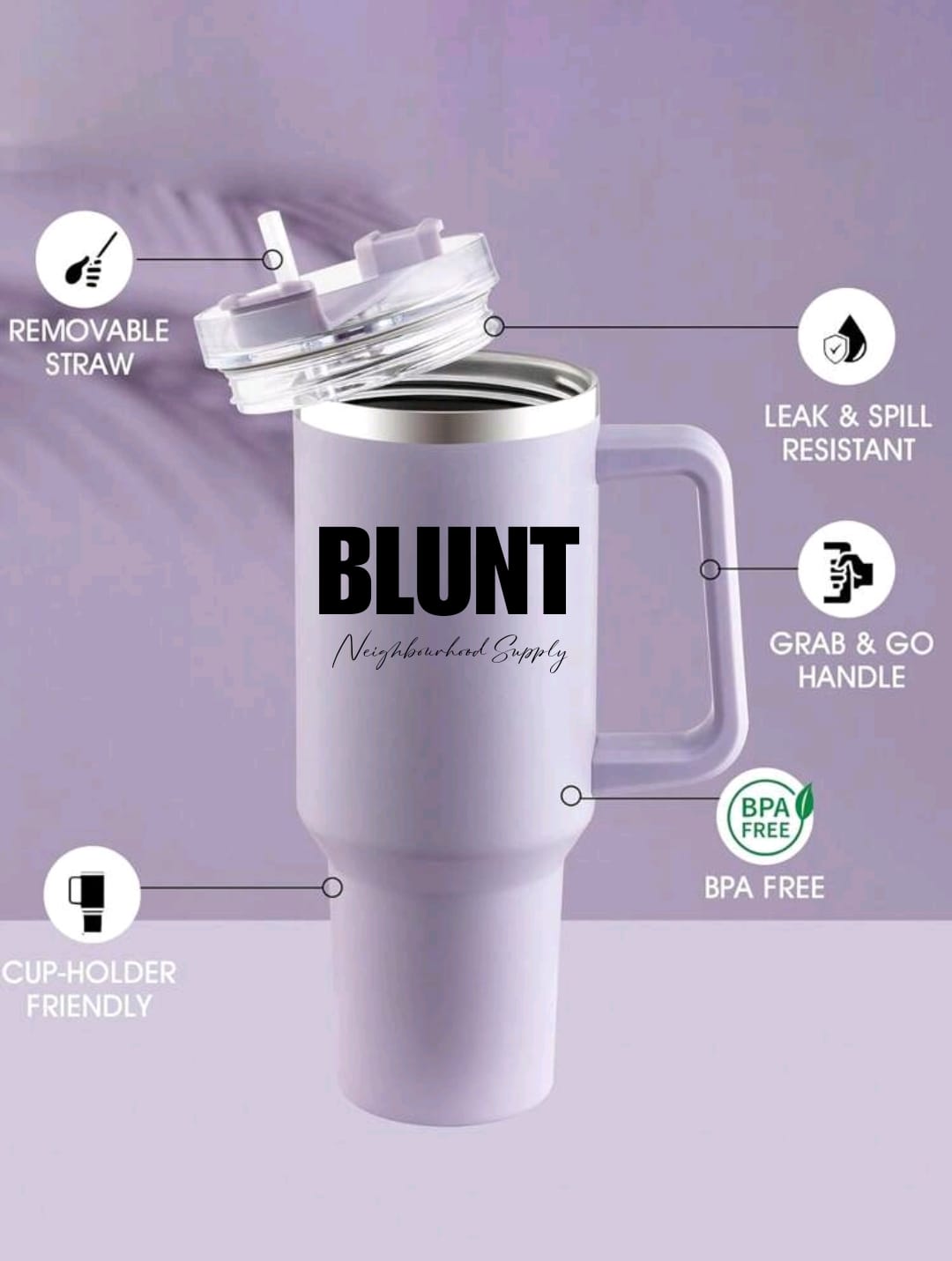 Blunt Neighbourhood Supply 40oz tumbler